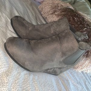 Grey Healed Booties- Maurices